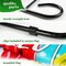 G128 Combo Pack: Garden Flag Stand Black 36 in x 16 in & Garden Flag Summer Decoration Watermelon Popsicle 12"x18" Double-Sided Blockout Fabric